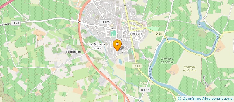 localisation de l'entreprise MONSIEUR PATRICK DELPECH  BESSAN