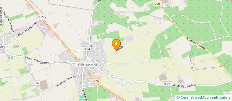 localisation de l'entreprise MONSIEUR PATRICK DEMANGEON  SAINT-ANDIOL