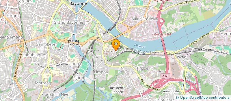 localisation de l'entreprise MONSIEUR PATRICK DEMARCHE à BAYONNE