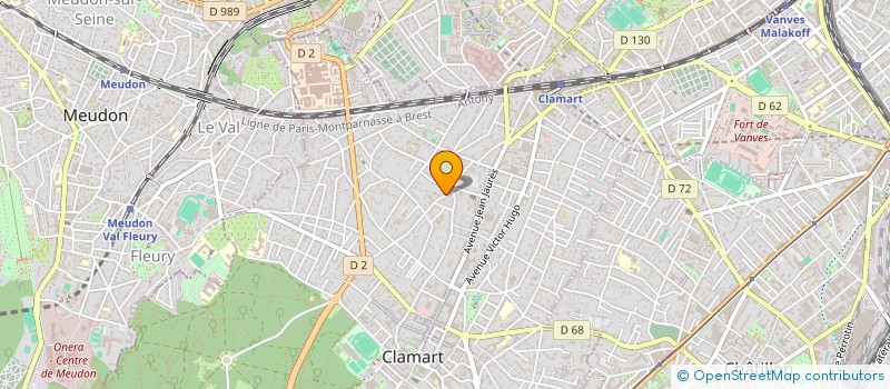 localisation de l'entreprise MONSIEUR PATRICK DEMOULIN à CLAMART