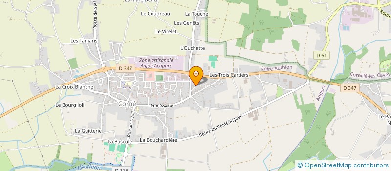 localisation de l'entreprise MONSIEUR PATRICK DENIAU  LOIRE-AUTHION