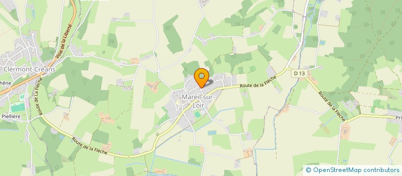 localisation de l'entreprise MONSIEUR PATRICK DENIAUD  MAREIL-SUR-LOIR