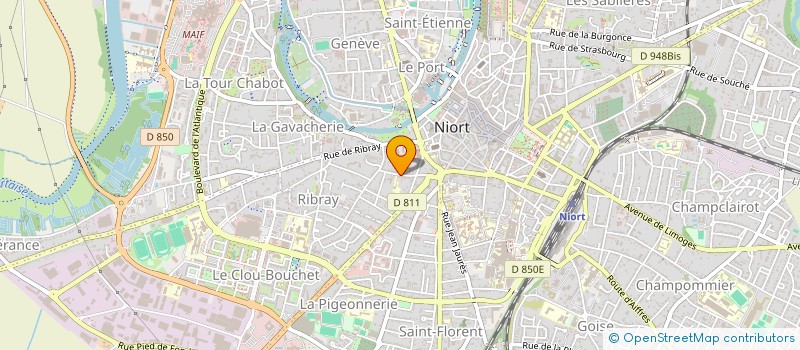 localisation de l'entreprise MONSIEUR PATRICK DENIEL à NIORT