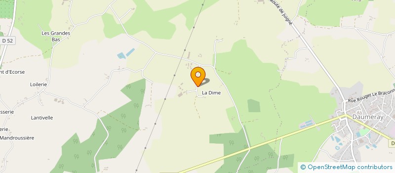 localisation de l'entreprise MONSIEUR PATRICK DENIS  MORANNES SUR SARTHE-DAUMERAY