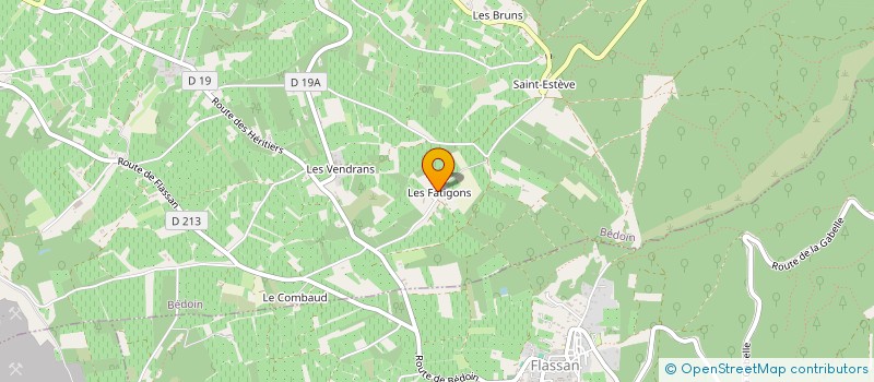 localisation de l'entreprise MONSIEUR PATRICK DENIS  BEDOIN