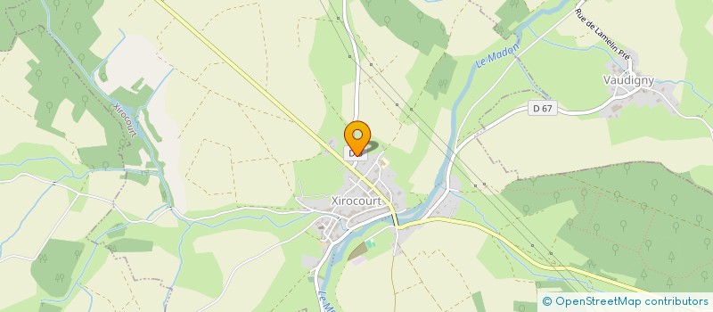 localisation de l'entreprise MONSIEUR PATRICK DENYS  XIROCOURT