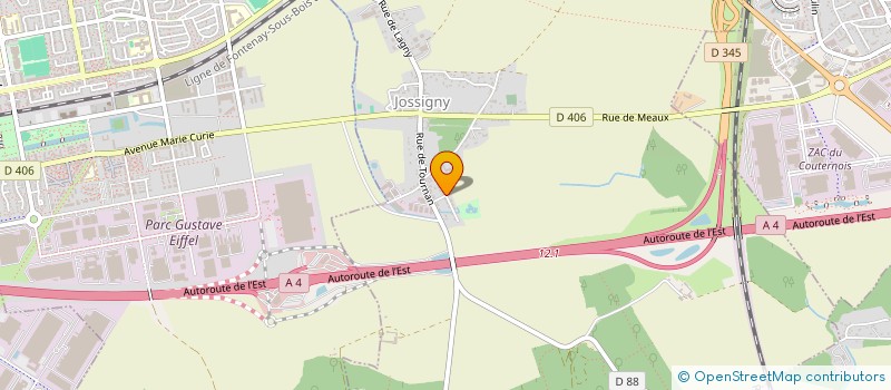 localisation de l'entreprise MONSIEUR PATRICK DER MESROBIAN  JOSSIGNY