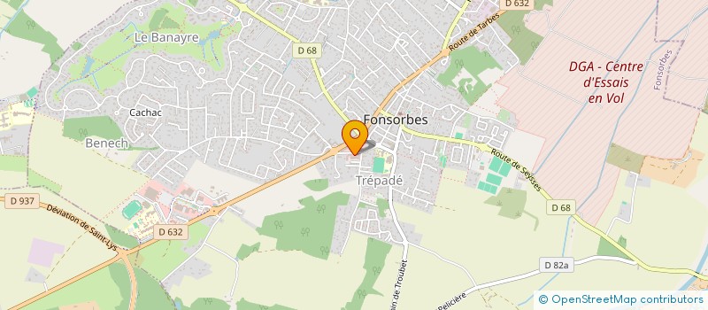 localisation de l'entreprise MONSIEUR PATRICK DERAED  FONSORBES