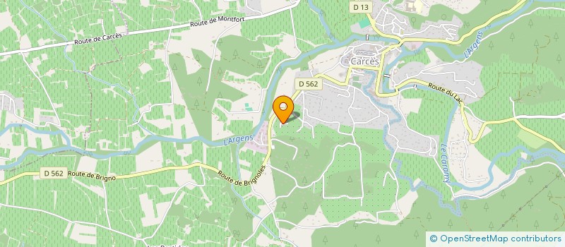 localisation de l'entreprise MONSIEUR PATRICK DERAEDT  CARCES