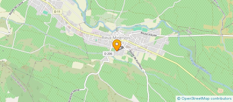 localisation de l'entreprise MONSIEUR PATRICK DERAMEZ  RIEUX-MINERVOIS