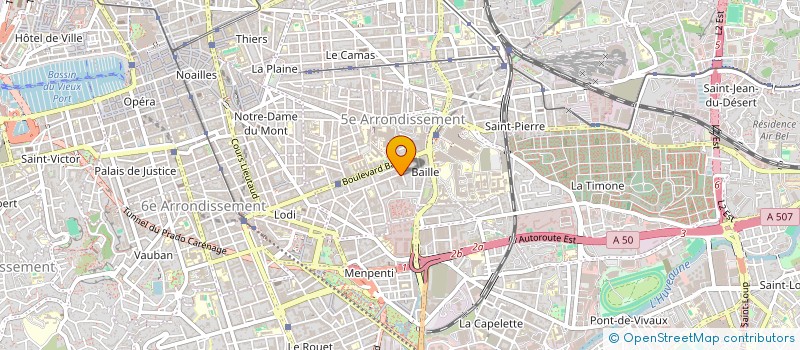 localisation de l'entreprise MONSIEUR PATRICK DEROT à MARSEILLE