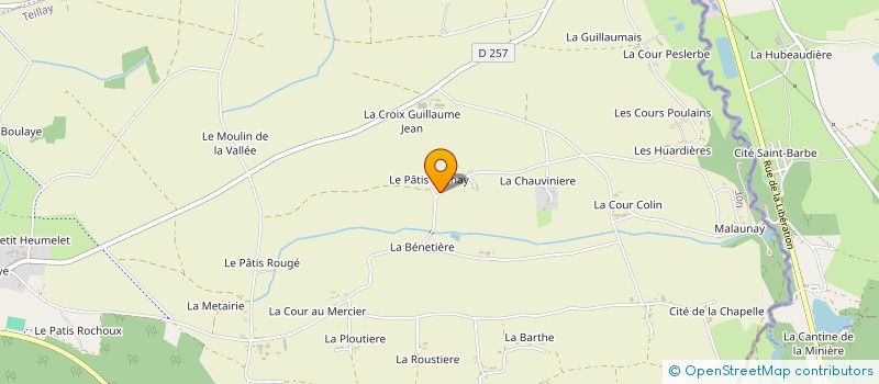 localisation de l'entreprise MONSIEUR PATRICK DERVAL  TEILLAY