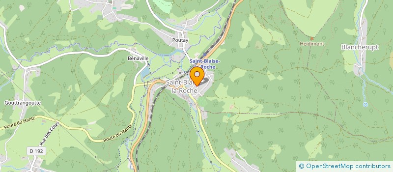 localisation de l'entreprise MONSIEUR PATRICK DESAGA  SAINT-BLAISE-LA-ROCHE