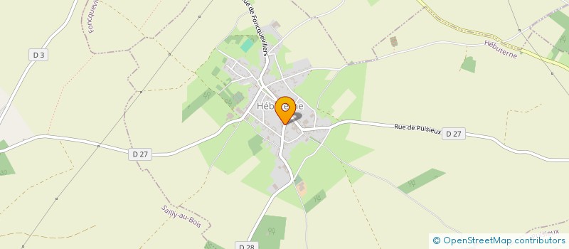 localisation de l'entreprise MONSIEUR PATRICK DESAILLY  HEBUTERNE