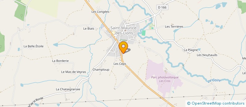 localisation de l'entreprise MONSIEUR PATRICK DESBORDES à SAINT-MAURICE-DES-LIONS