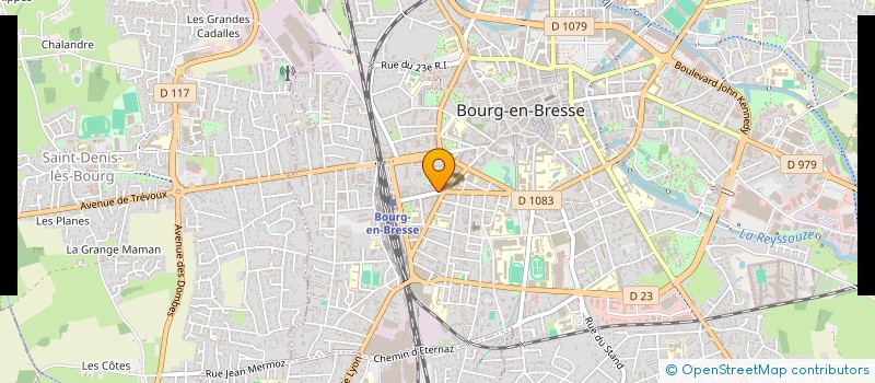 localisation de l'entreprise MONSIEUR PATRICK DESBROSSES à BOURG-EN-BRESSE