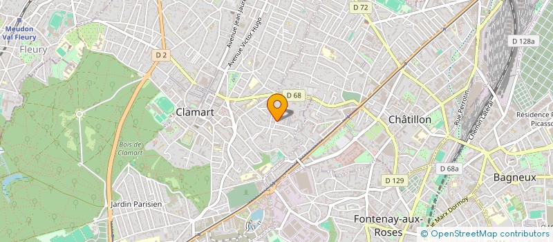 localisation de l'entreprise MONSIEUR PATRICK DESCAMPS à CLAMART