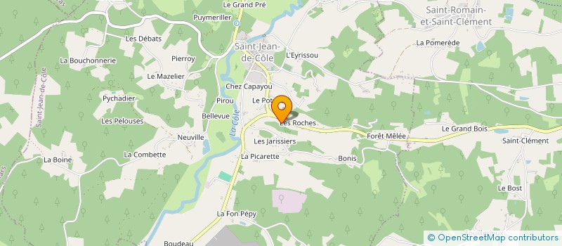 localisation de l'entreprise MONSIEUR PATRICK DESCHAMPS à SAINT-JEAN-DE-COLE