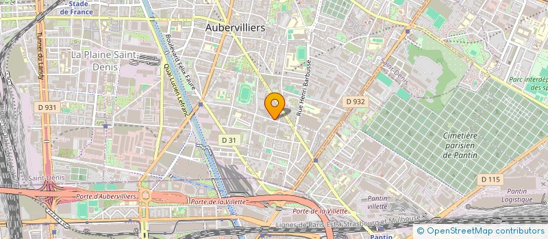 localisation de l'entreprise MONSIEUR PATRICK DESPIERRE à AUBERVILLIERS