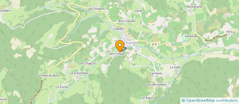 localisation de l'entreprise MONSIEUR PATRICK DESPLACES à DEUX-GROSNES