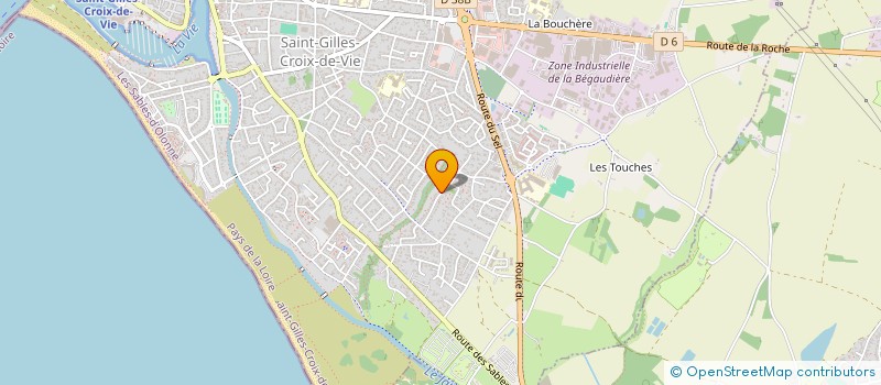 localisation de l'entreprise MONSIEUR PATRICK DESQUIREZ  SAINT-GILLES-CROIX-DE-VIE