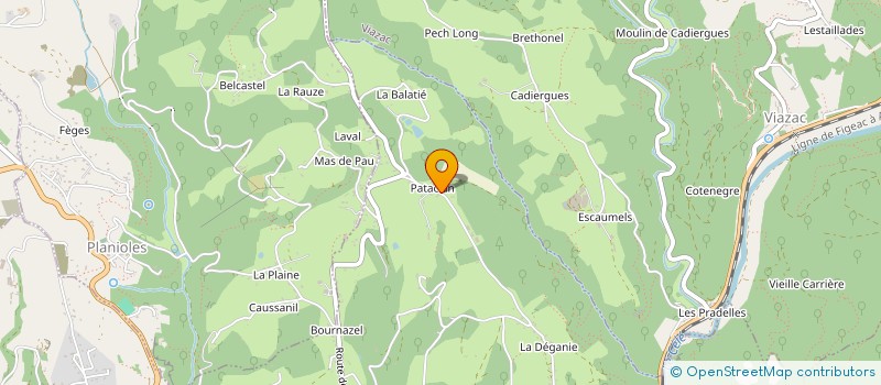 localisation de l'entreprise MONSIEUR PATRICK DESTRUEL  FIGEAC