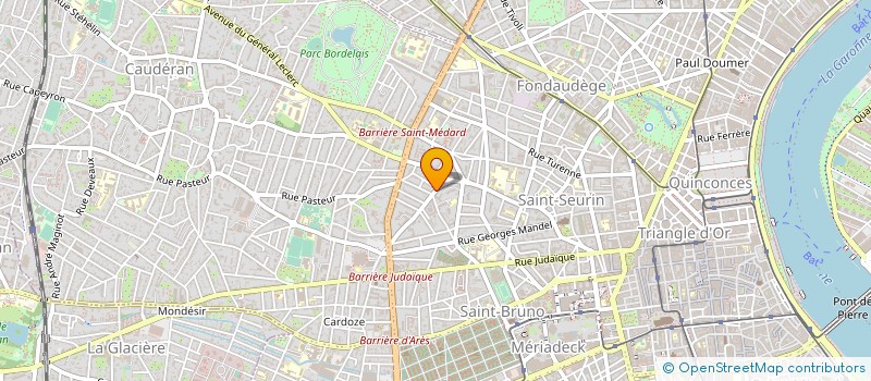 localisation de l'entreprise MONSIEUR PATRICK DESVAUX DE MARIGNY à BORDEAUX
