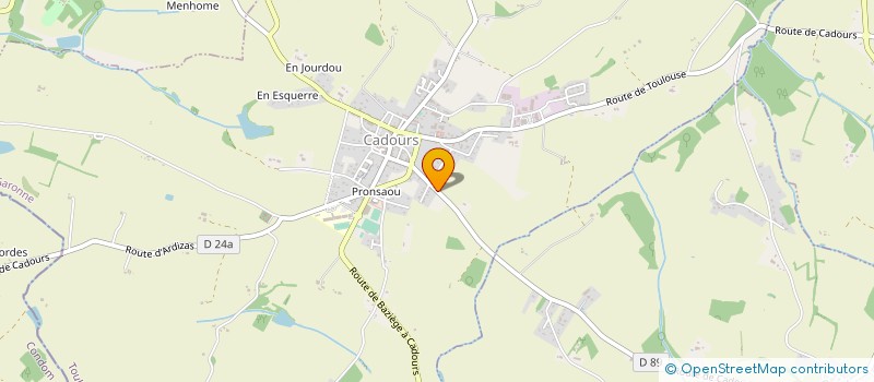 localisation de l'entreprise MONSIEUR PATRICK DETANTE  CADOURS