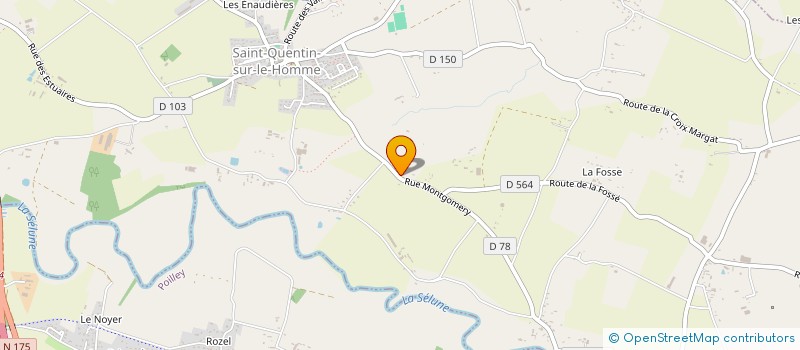 localisation de l'entreprise MONSIEUR PATRICK DEU  SAINT-QUENTIN-SUR-LE-HOMME