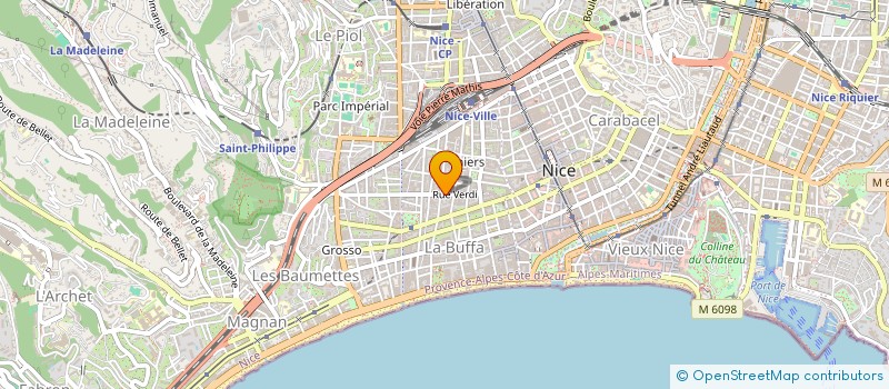 localisation de l'entreprise MONSIEUR PATRICK DEUDON  NICE