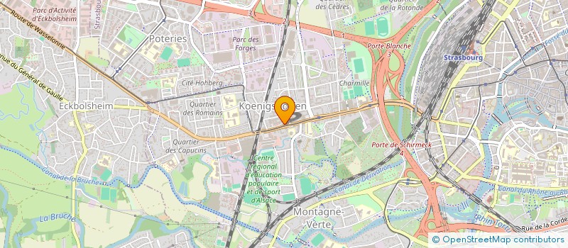 localisation de l'entreprise MONSIEUR PATRICK DEUTSCH  STRASBOURG