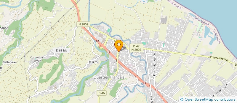 localisation de l'entreprise MONSIEUR PATRICK DEUTSCH  SAINTE-SUZANNE