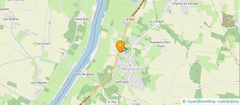 localisation de l'entreprise MONSIEUR PATRICK DEVAUX à MOGNENEINS