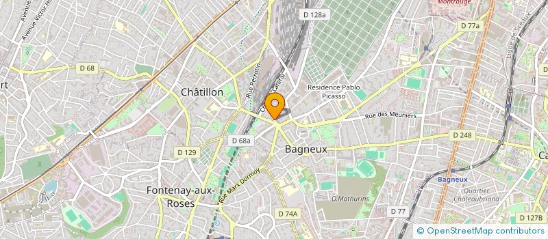 localisation de l'entreprise MONSIEUR PATRICK DEVENDEVILLE à BAGNEUX