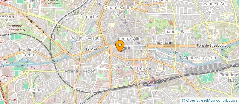 localisation de l'entreprise MONSIEUR PATRICK DEVRAND  RENNES