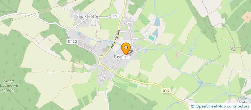 localisation de l'entreprise MONSIEUR PATRICK DEVULDER  FAVIERES