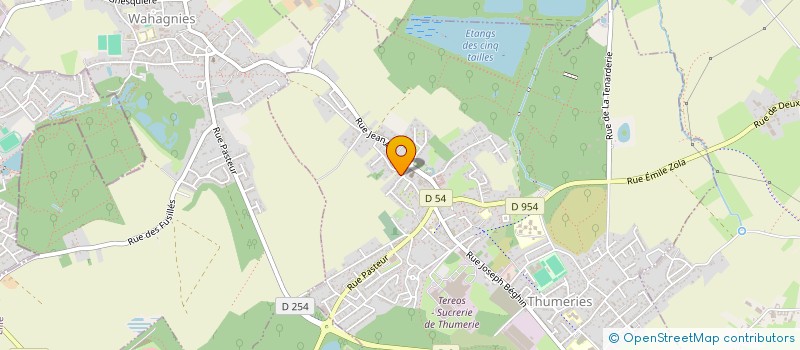 localisation de l'entreprise MONSIEUR PATRICK DEWEER  THUMERIES