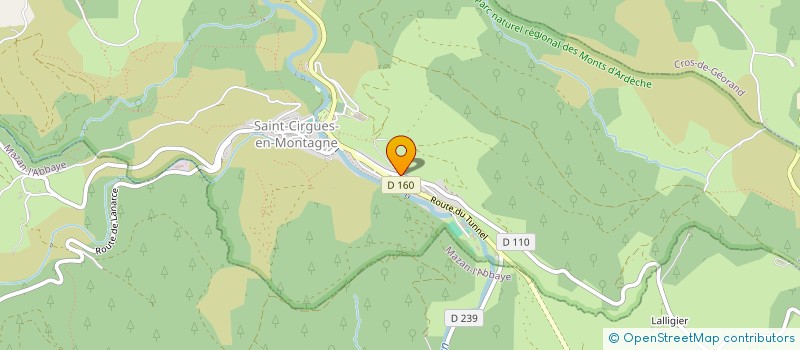 localisation de l'entreprise MONSIEUR PATRICK DEYDIER  SAINT-CIRGUES-EN-MONTAGNE