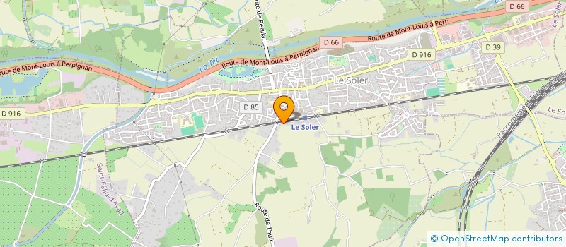 localisation de l'entreprise MONSIEUR PATRICK DHEILLY-VILA  LE SOLER