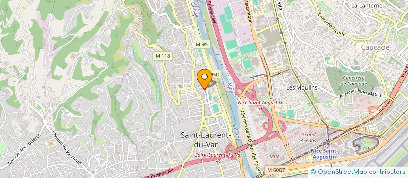 localisation de l'entreprise MONSIEUR PATRICK DI LAZZARO à SAINT-LAURENT-DU-VAR