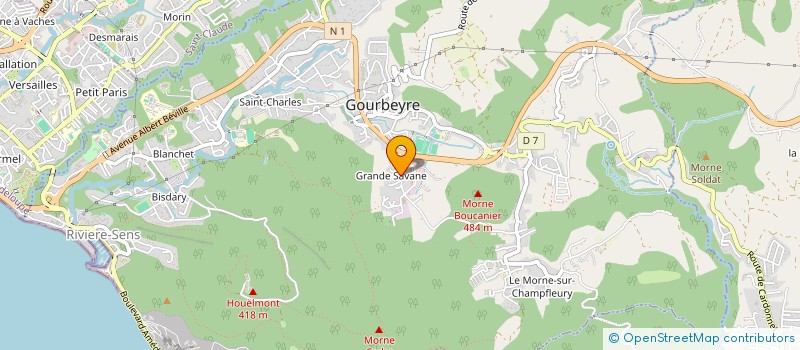 localisation de l'entreprise MONSIEUR PATRICK DI RUGGIERO  GOURBEYRE