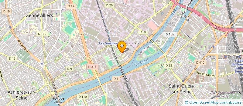 localisation de l'entreprise MONSIEUR PATRICK DIAS RIBEIRO  ASNIERES-SUR-SEINE