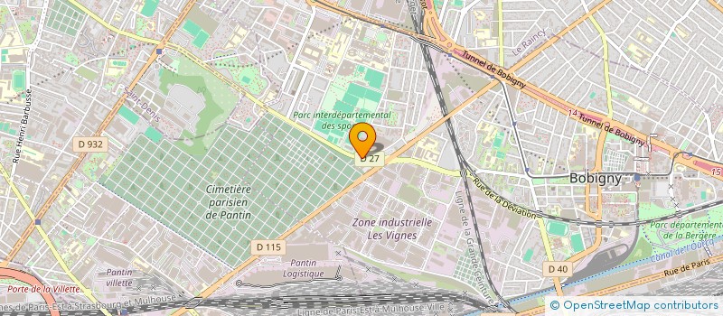 localisation de l'entreprise MONSIEUR PATRICK DIDIER PICHAT à BOBIGNY