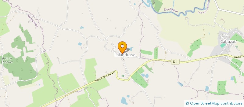 localisation de l'entreprise MONSIEUR PATRICK DIEMERT  LALANDUSSE