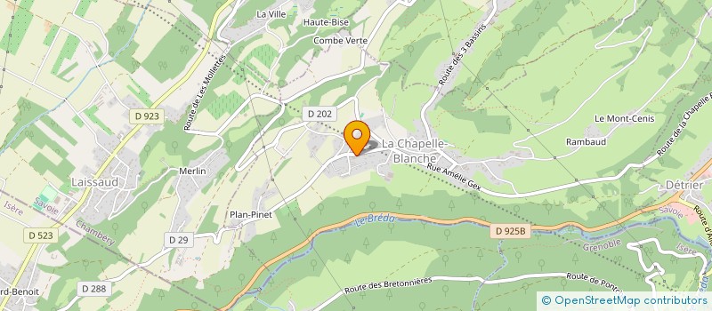 localisation de l'entreprise MONSIEUR PATRICK DIEUFILS  LA CHAPELLE-BLANCHE