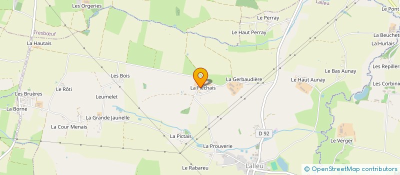 localisation de l'entreprise MONSIEUR PATRICK DIGUE à LALLEU