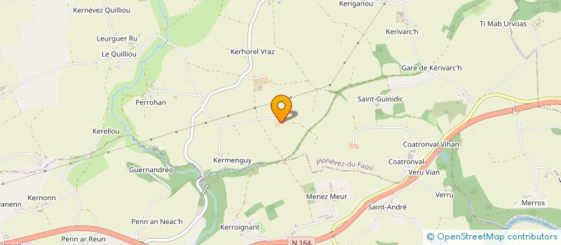 localisation de l'entreprise MONSIEUR PATRICK DINASQUET  PLONEVEZ-DU-FAOU