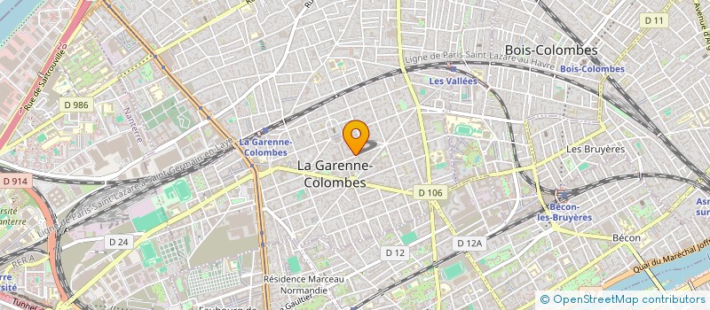 localisation de l'entreprise MONSIEUR PATRICK DION à LA GARENNE-COLOMBES