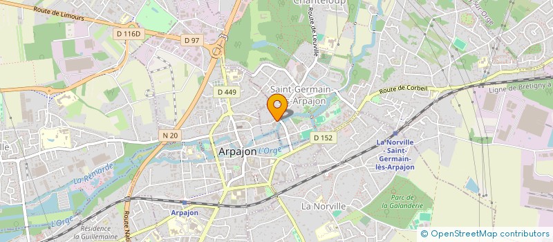 localisation de l'entreprise MONSIEUR PATRICK DION à SAINT-GERMAIN-LES-ARPAJON