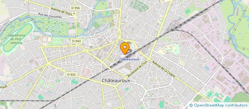 localisation de l'entreprise MONSIEUR PATRICK DISSOUBRAY à CHATEAUROUX